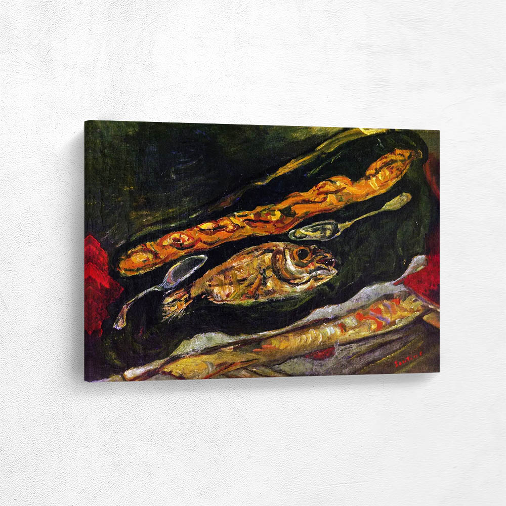 Still Life with Bread and Fish