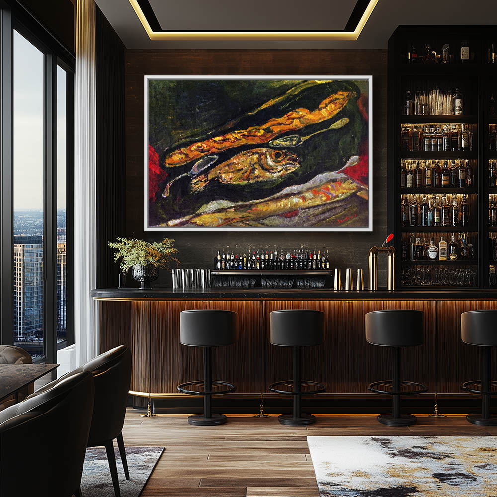 Still Life with Bread and Fish - Image 4