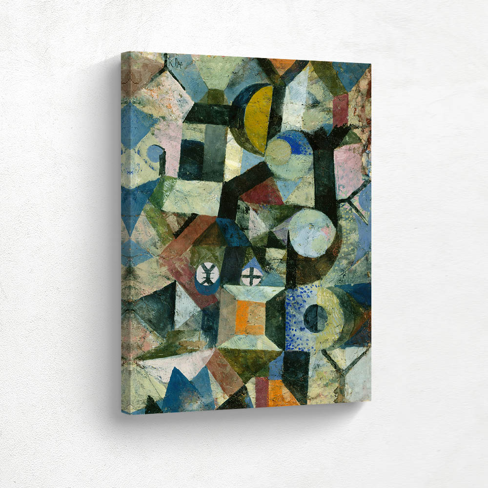 Composition with the Yellow Half-Moon and the Y