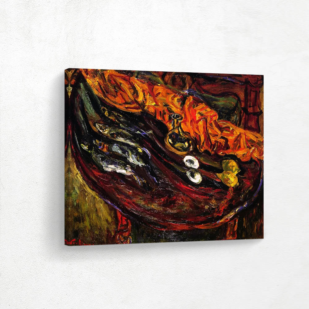 Still life with Fish, Eggs and Lemons