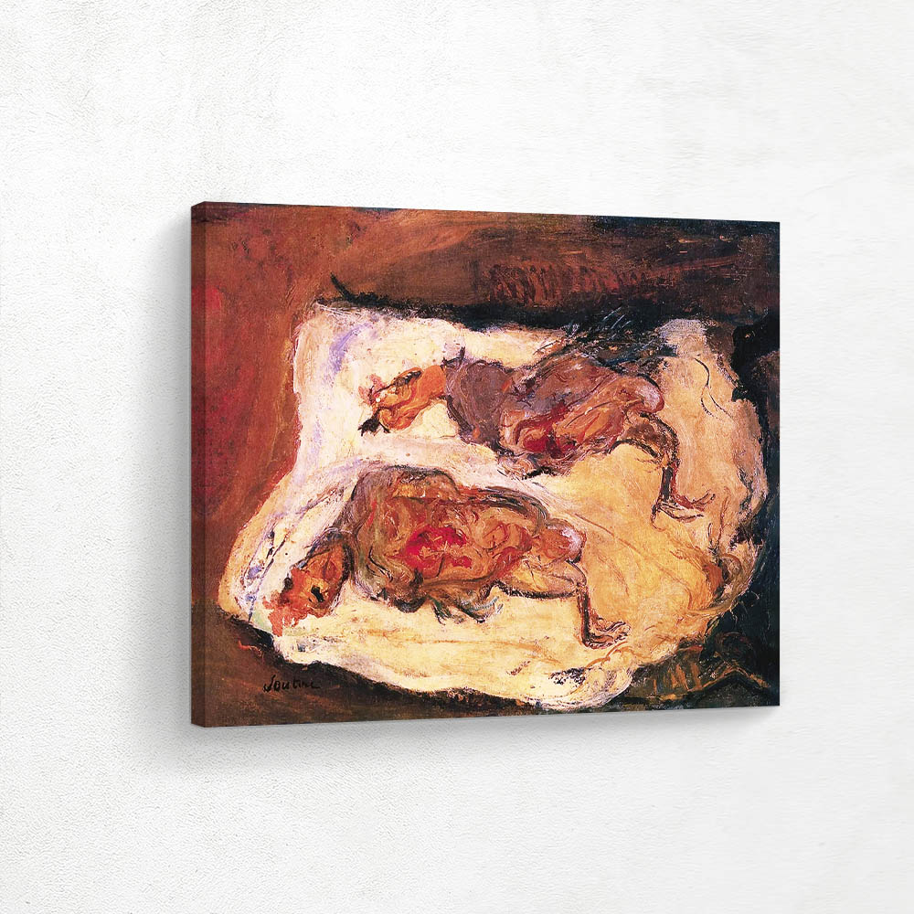 Chickens with White Cloth