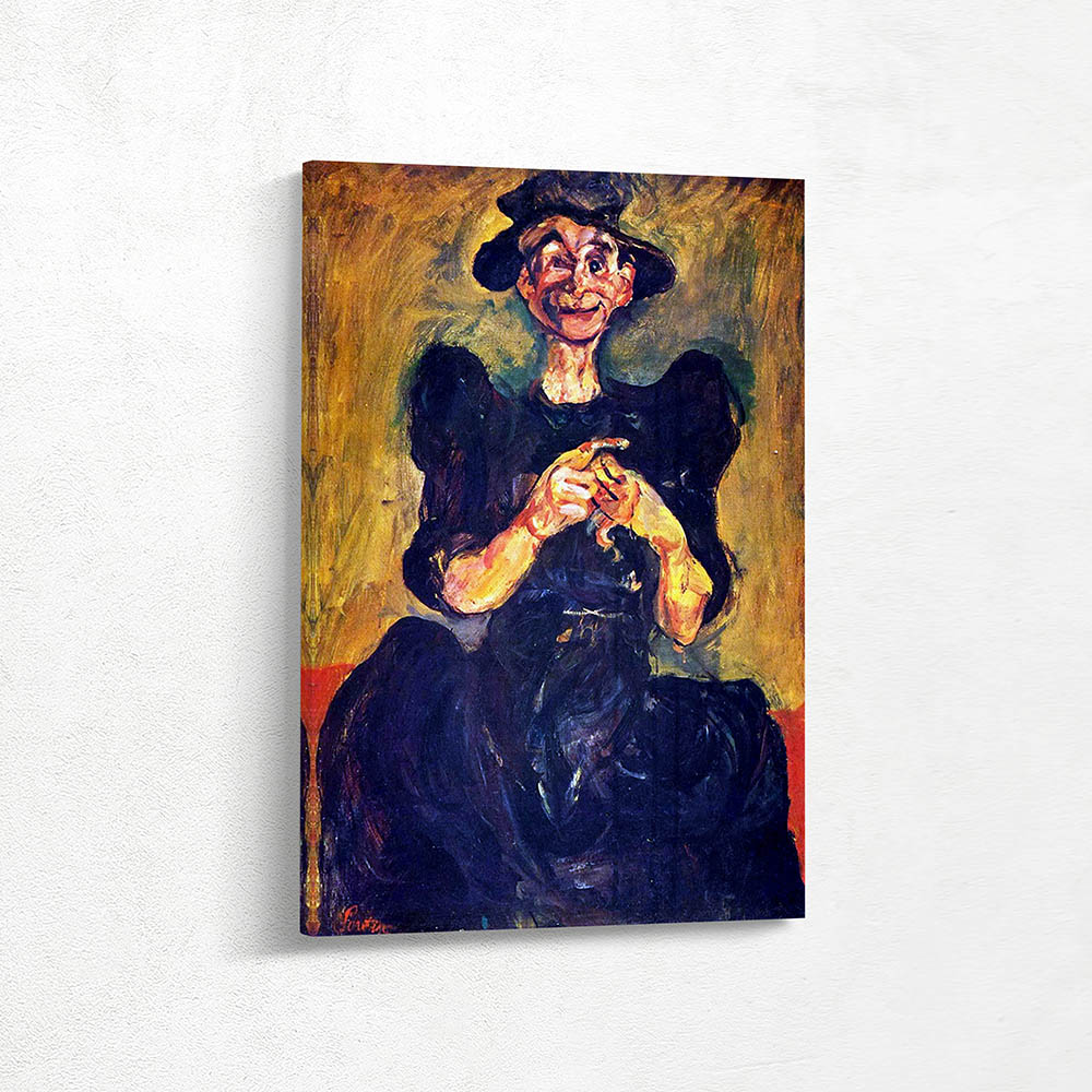 Woman Knitting