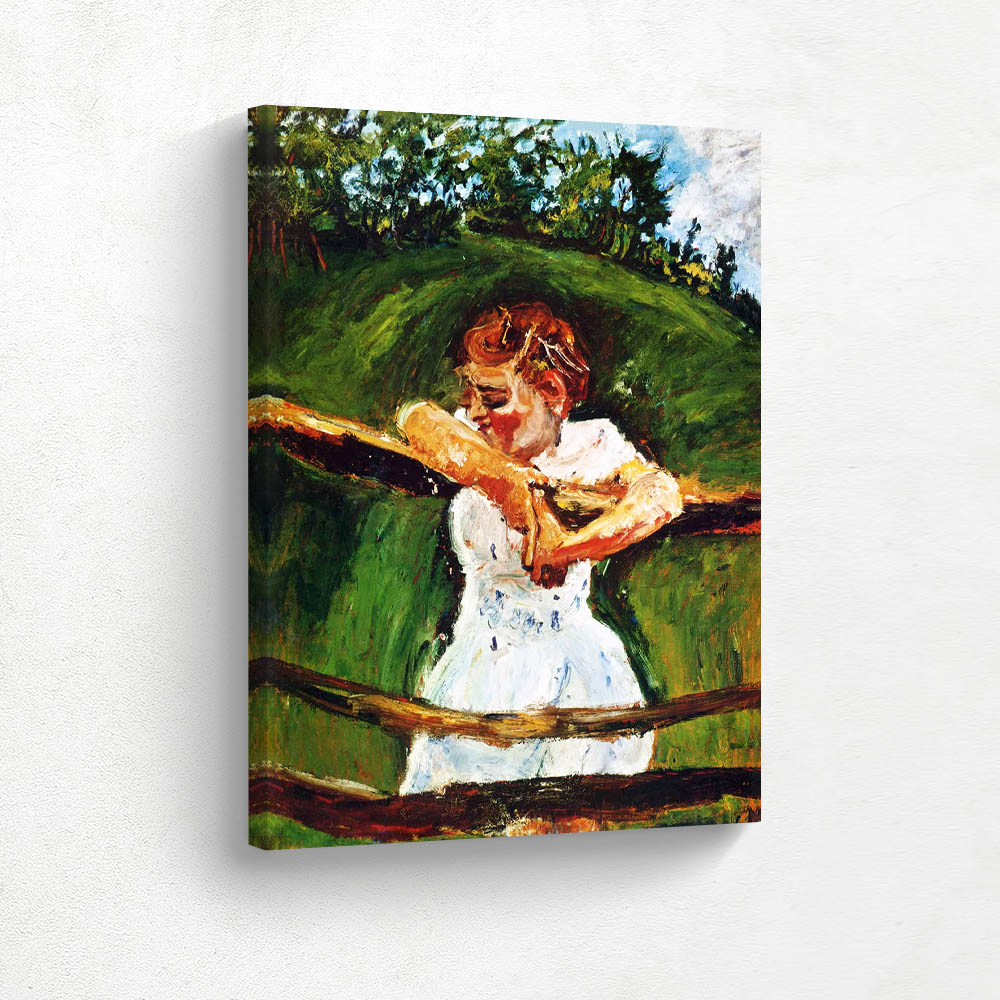 The girl on the fence