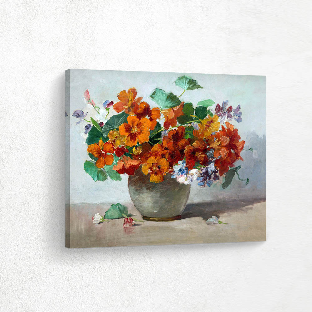 A Vase of Nasturtiums
