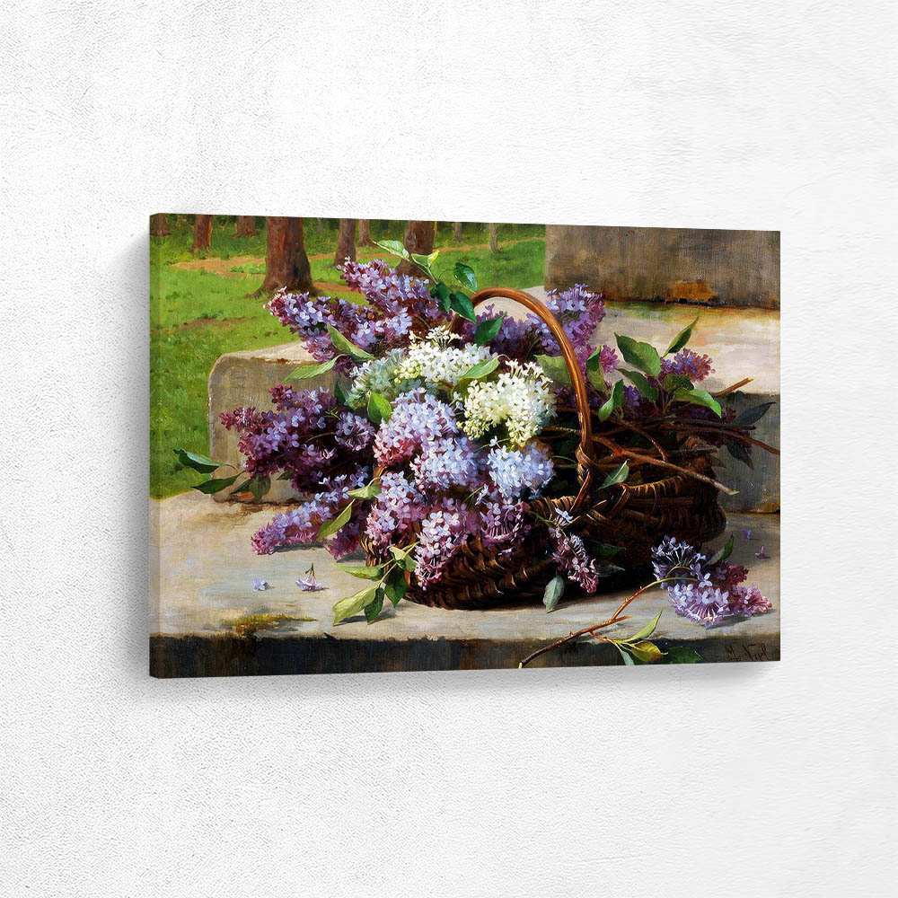 Still Life with Lilacs in a Basket