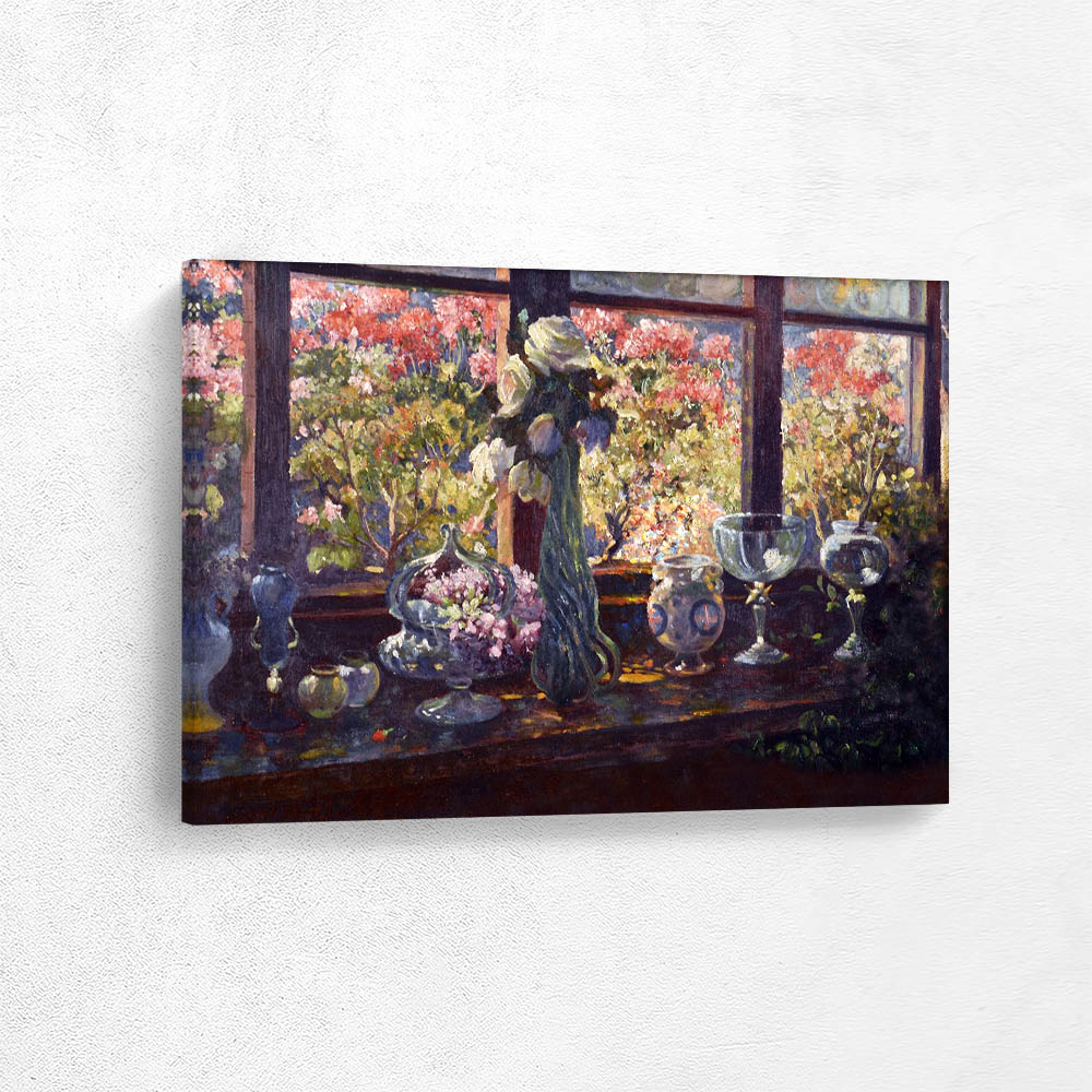 White Roses in the Window