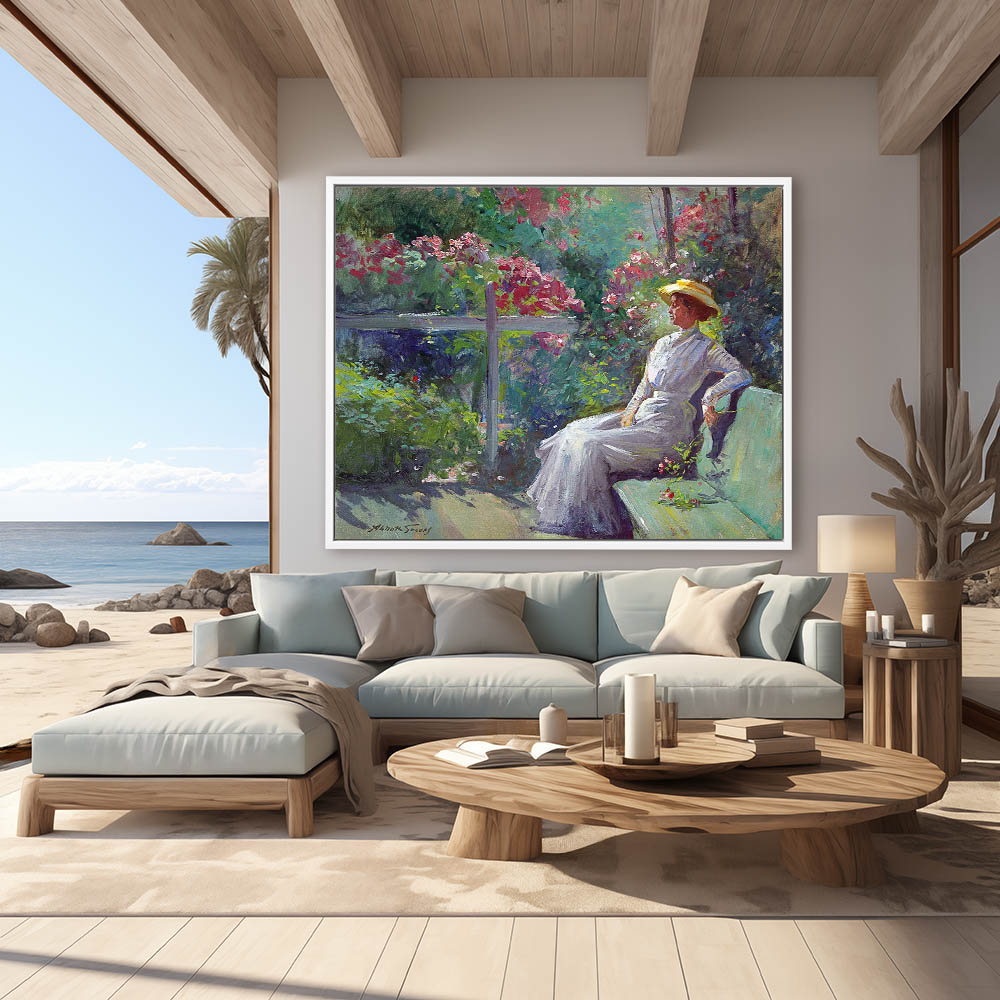 Lady in the Garden - Image 4