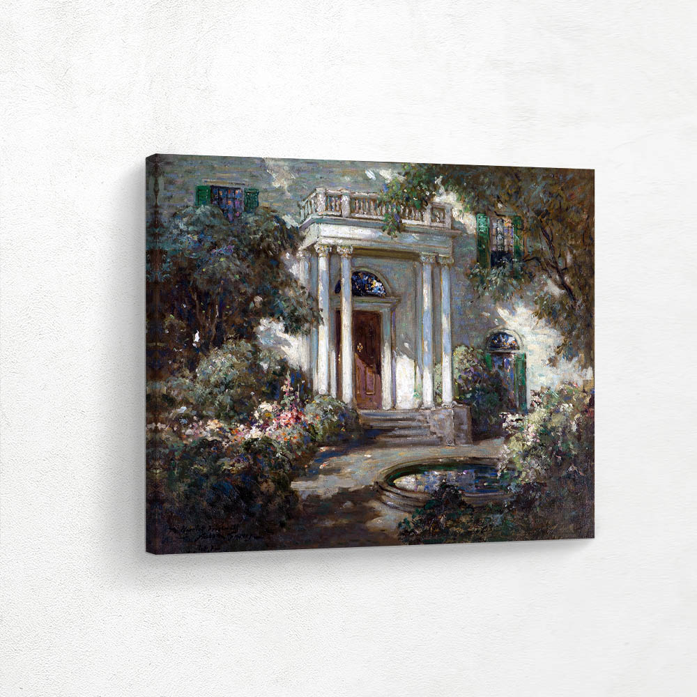 Front Porch in Dappled Sunlight