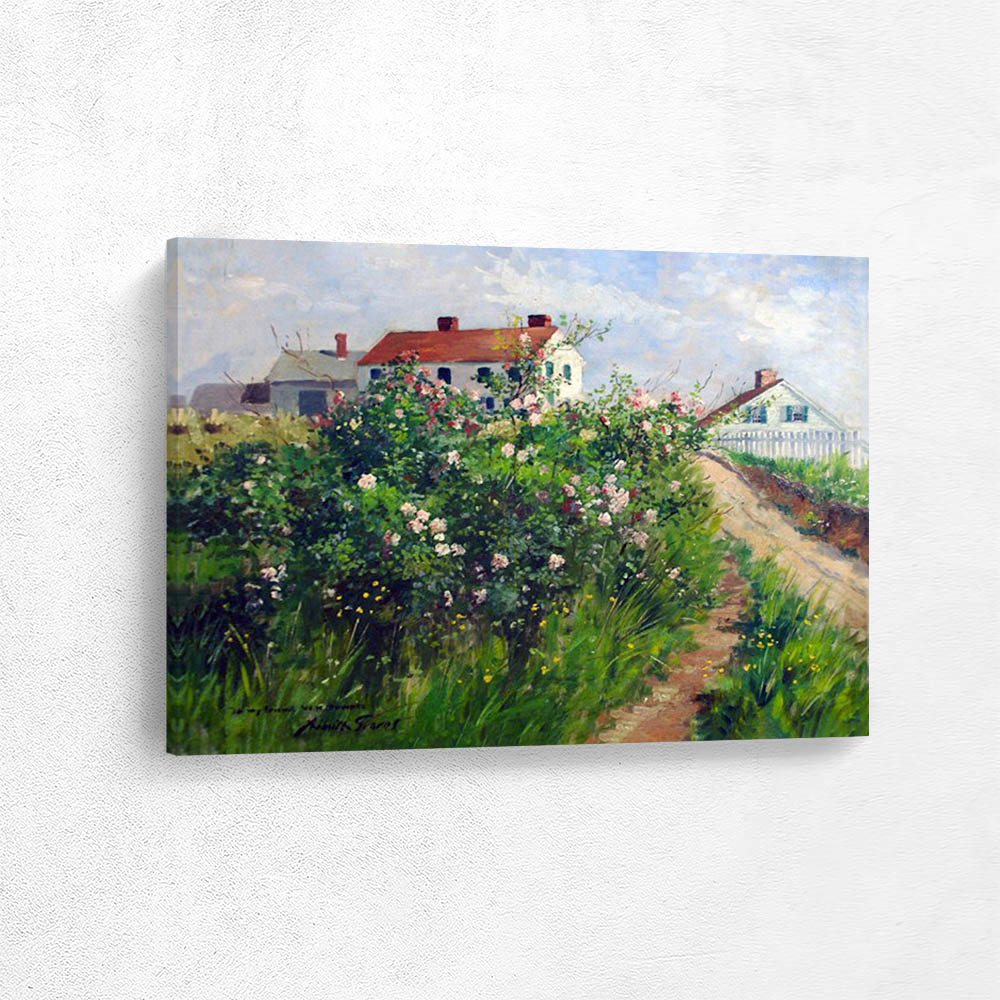 Seaside Cottage with Flowering Path