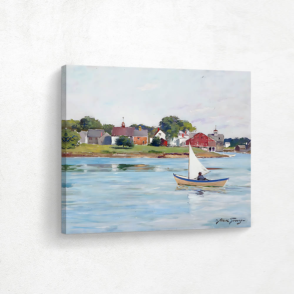 Skiff off the Coast of Maine