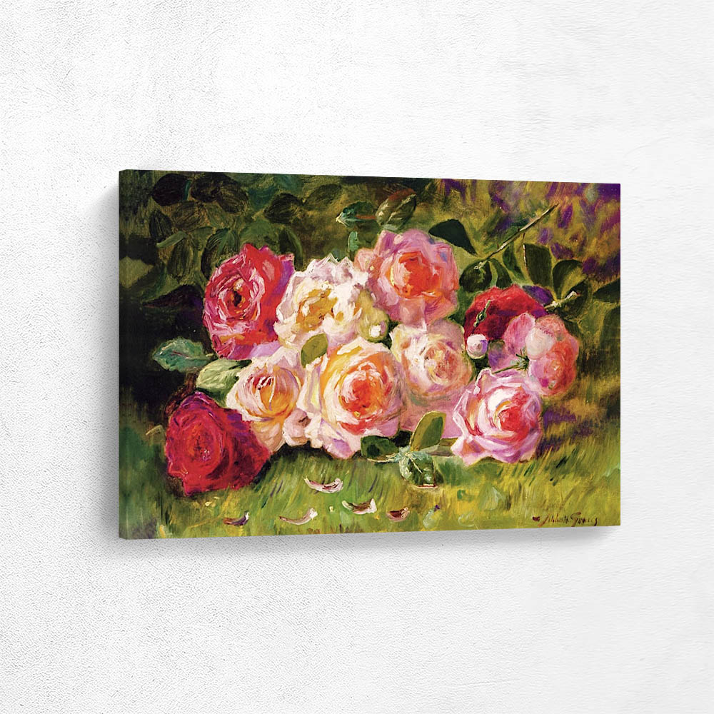 Still Life with Mixed Roses