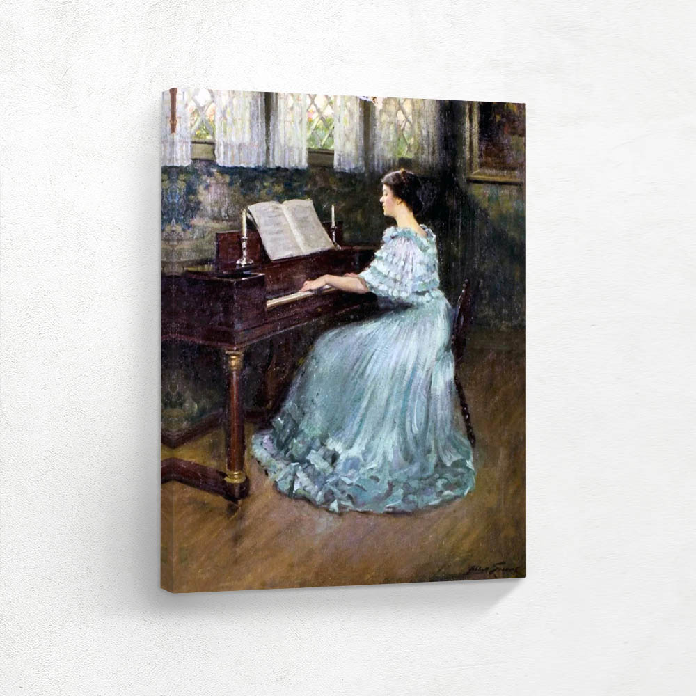 Woman Playing the Piano