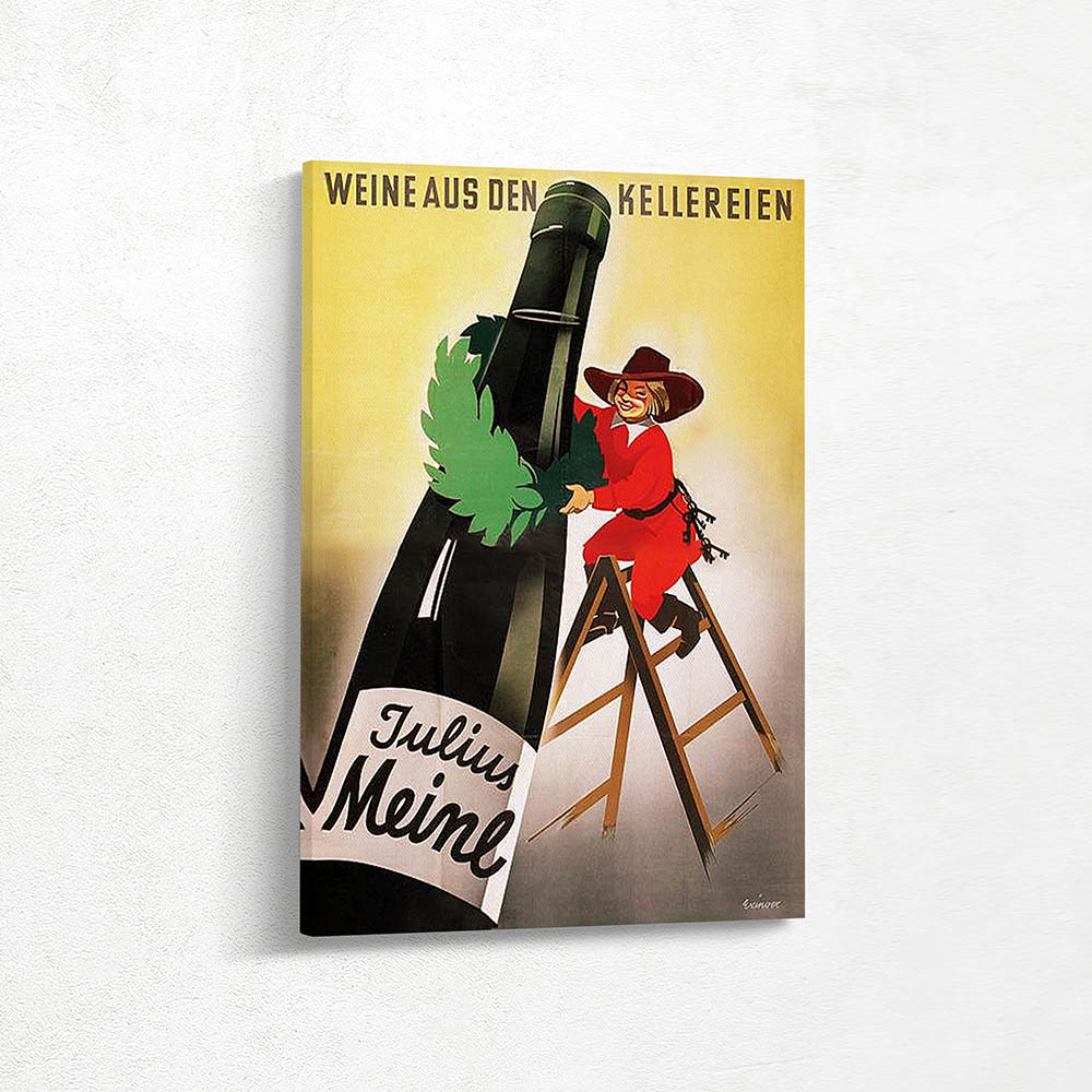 Julius Meine Wine Poster