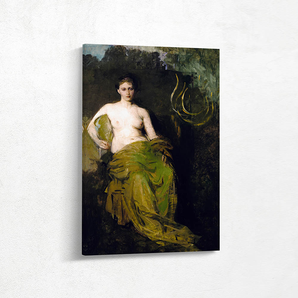 Nude Half draped Figure