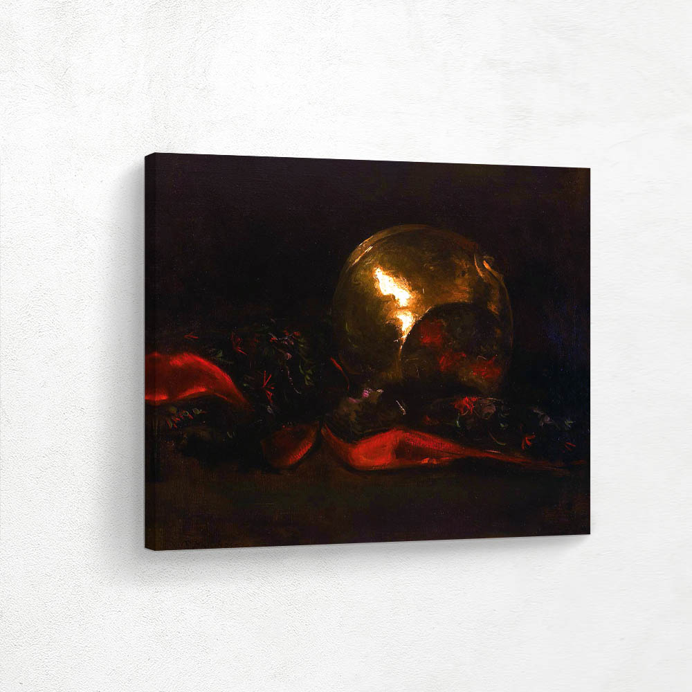 Still Life with Brass Vase and Kimono