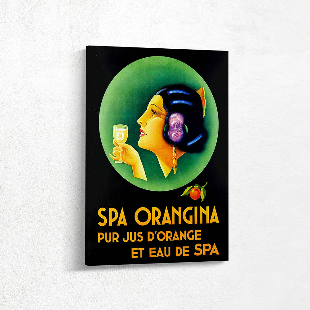 Spa Orangina Orange juice Poster