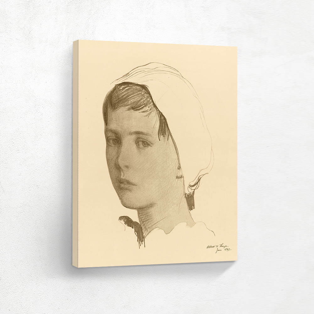 Drawing of a Female Head