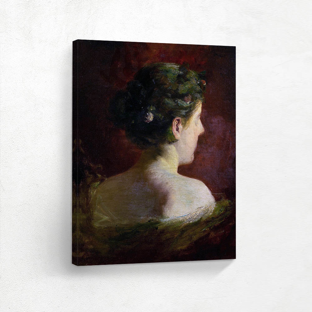 Portrait Profile of a Young Woman