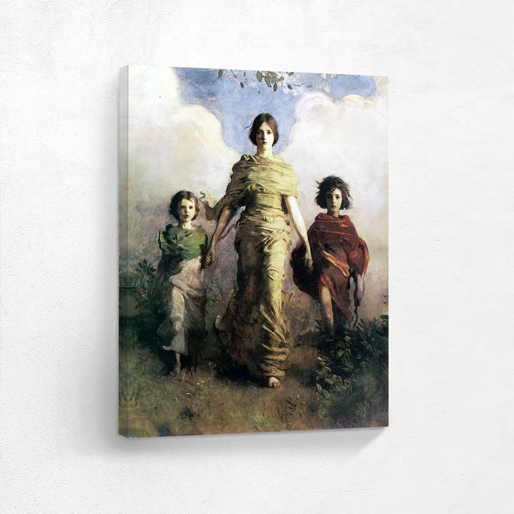 The Virgin and John the Baptist and Jesus