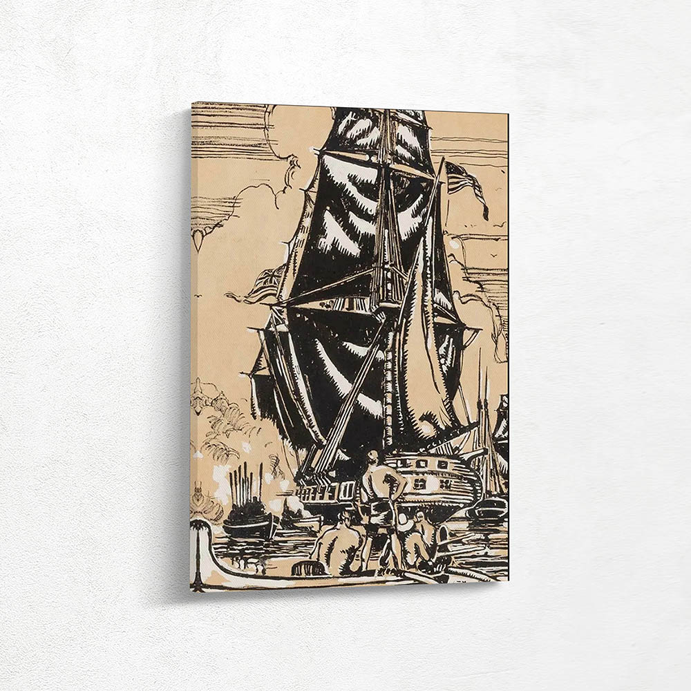 Commander Lawrence Kearney Salutes the Hawaiian Flag