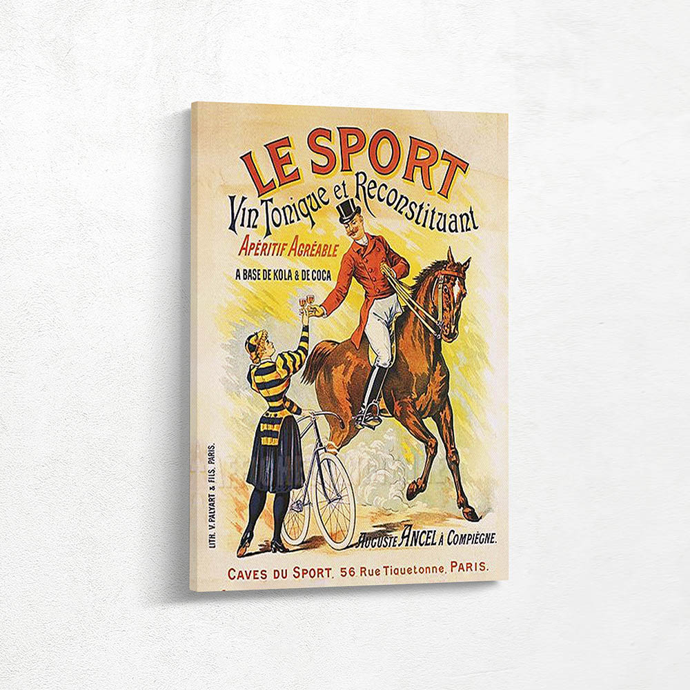 Le Sport Wine Poster