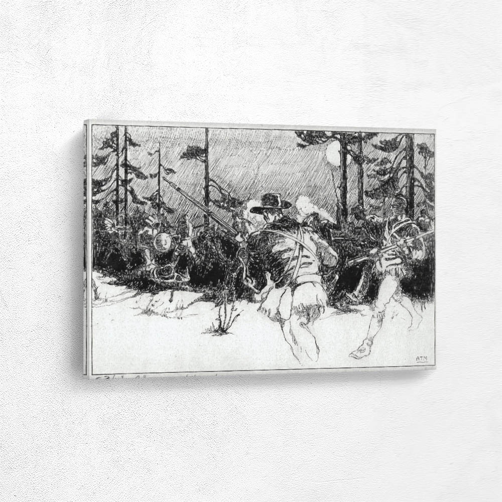 John C. Frémont attacked by Indians