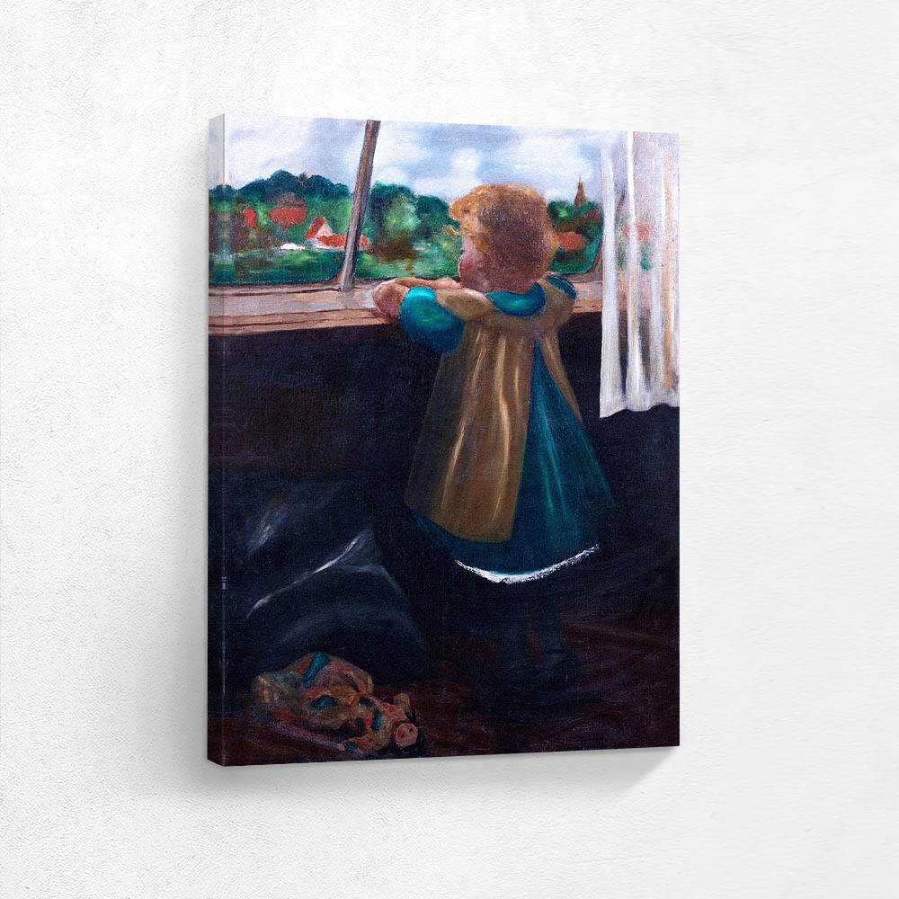 At the Studio Window