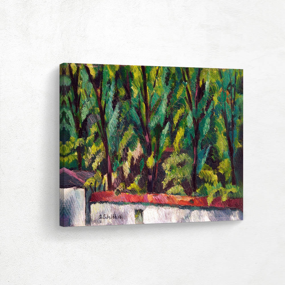 Piece of Forest with Garden Wall