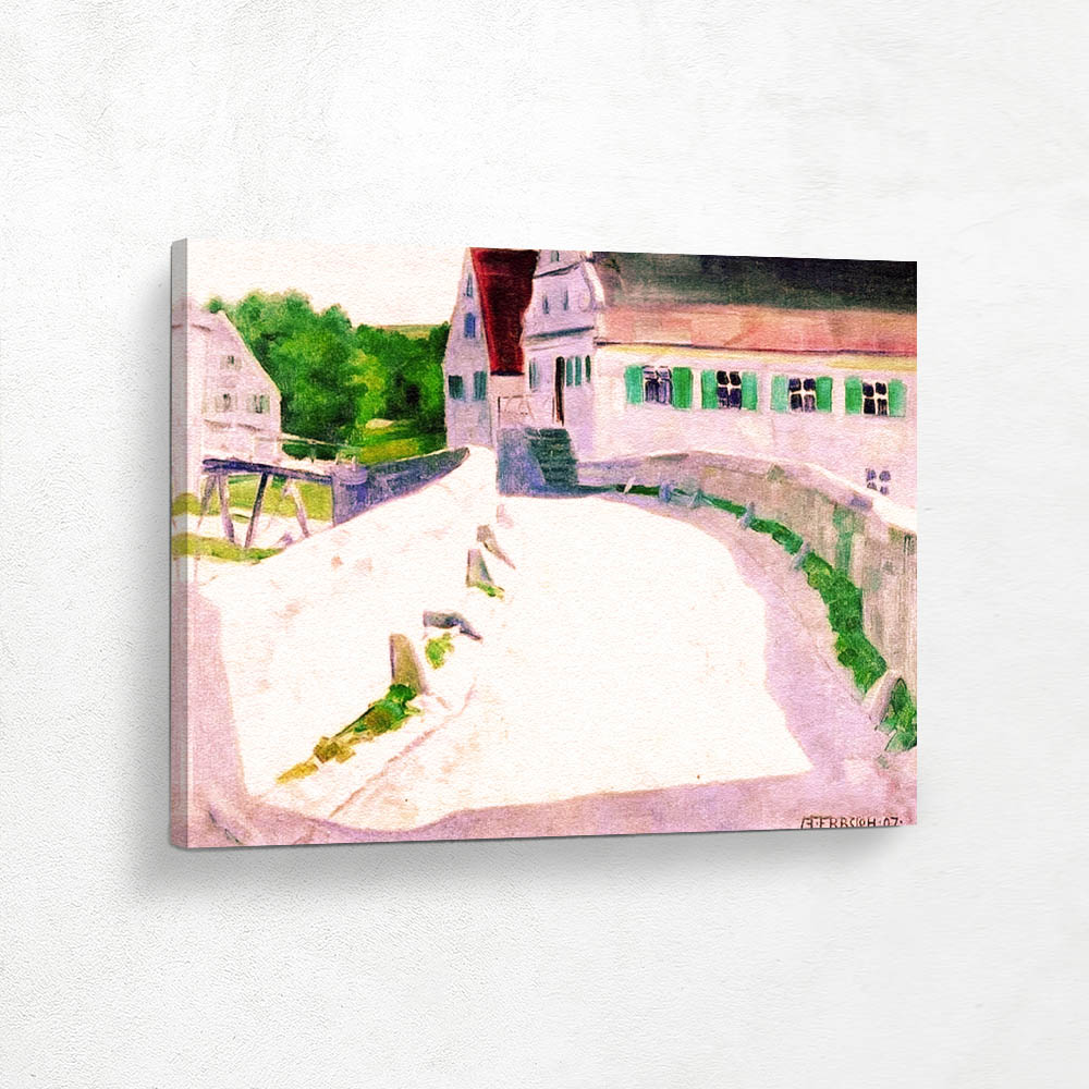 Bridge over the Wornitz in Harburg am Ries