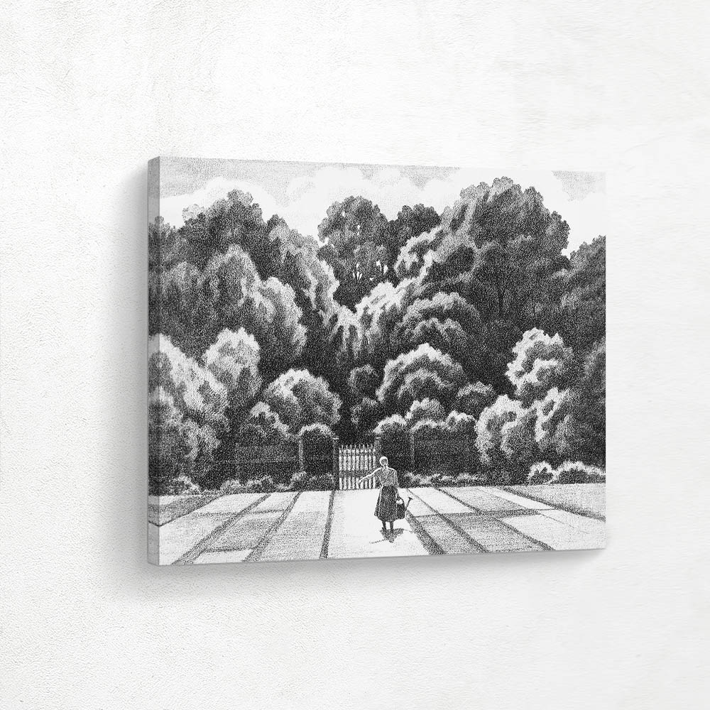 Woman with Watering Can