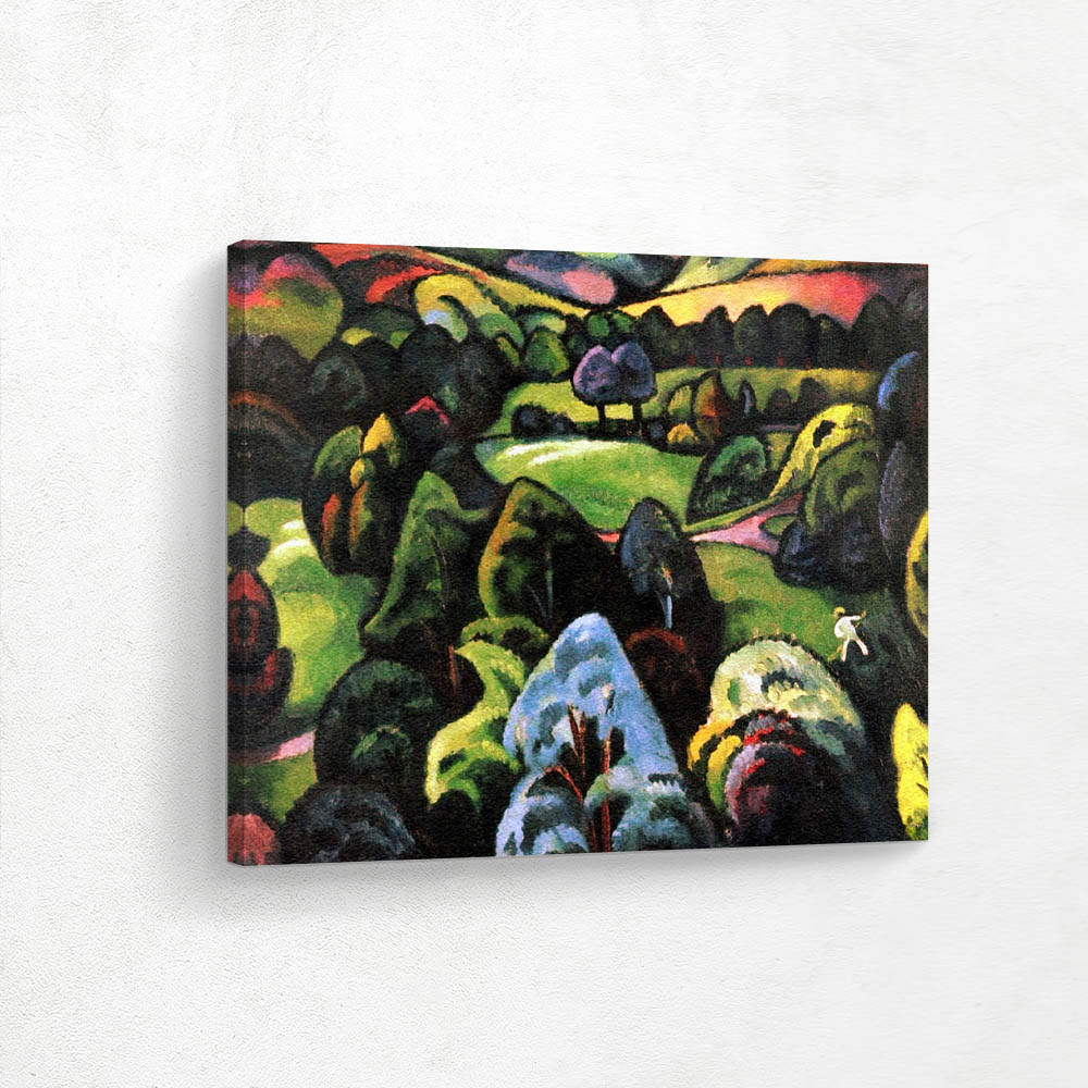 Landscape with Mower