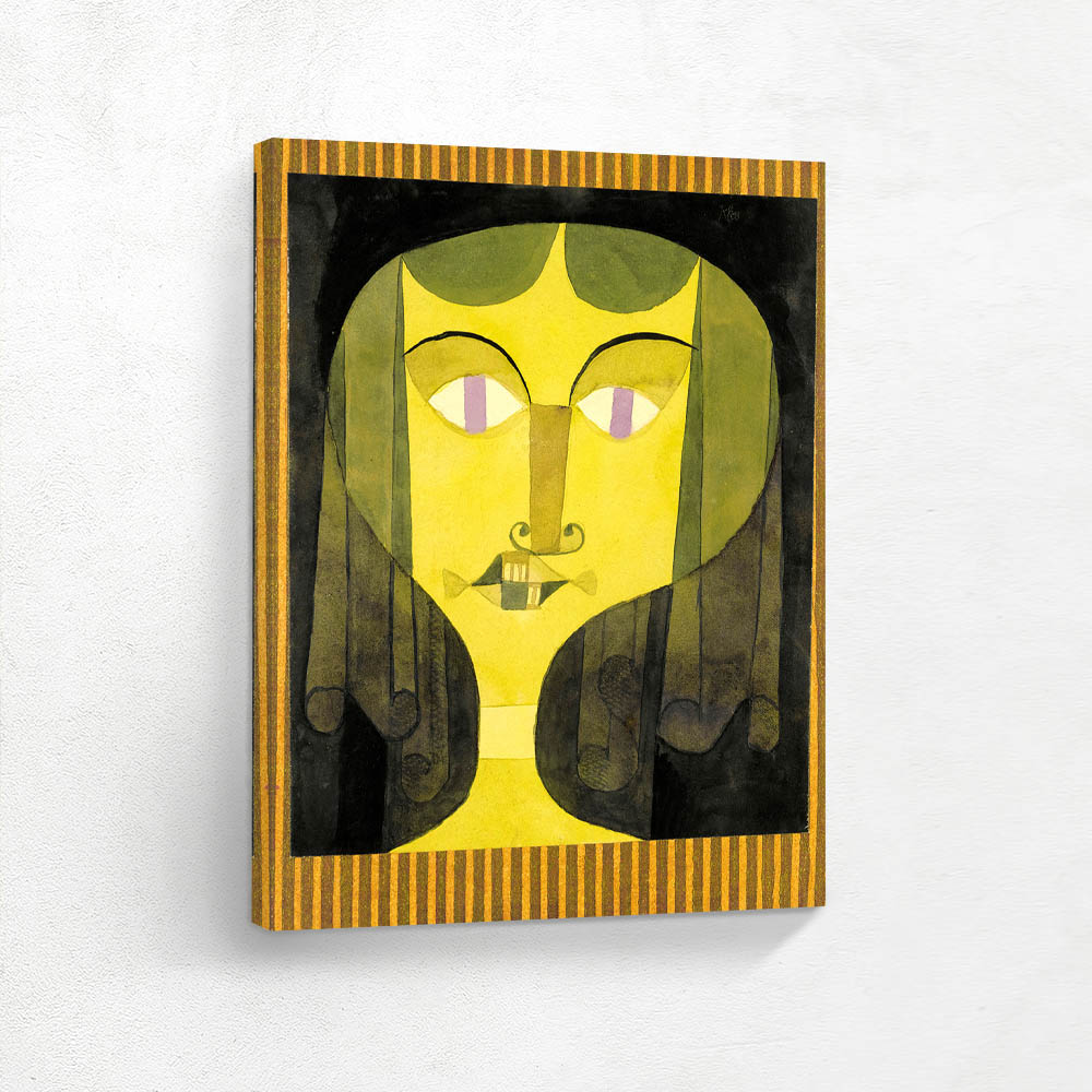 Portrait Of A Violet-Eyed Woman