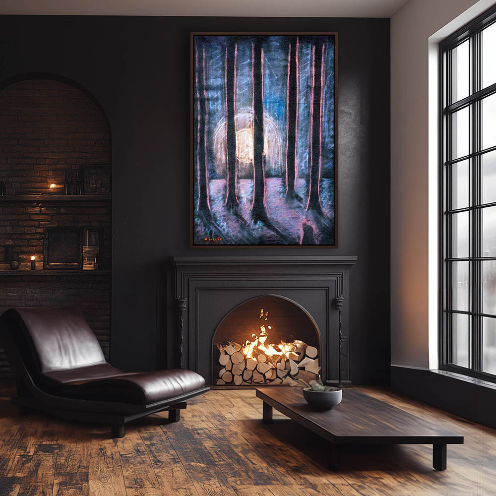 Landscape Scene of Dawn or Dusk in the Forest - Image 3