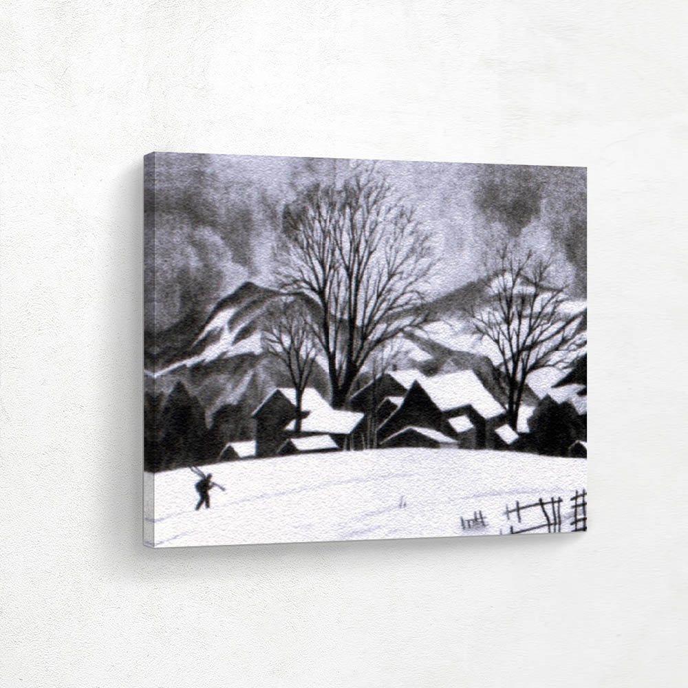 Winter Landscape with Figure