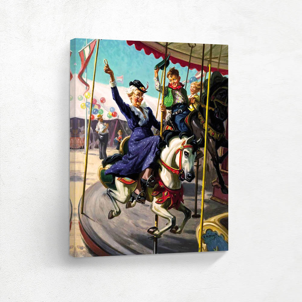 Grandma gets the gold ring