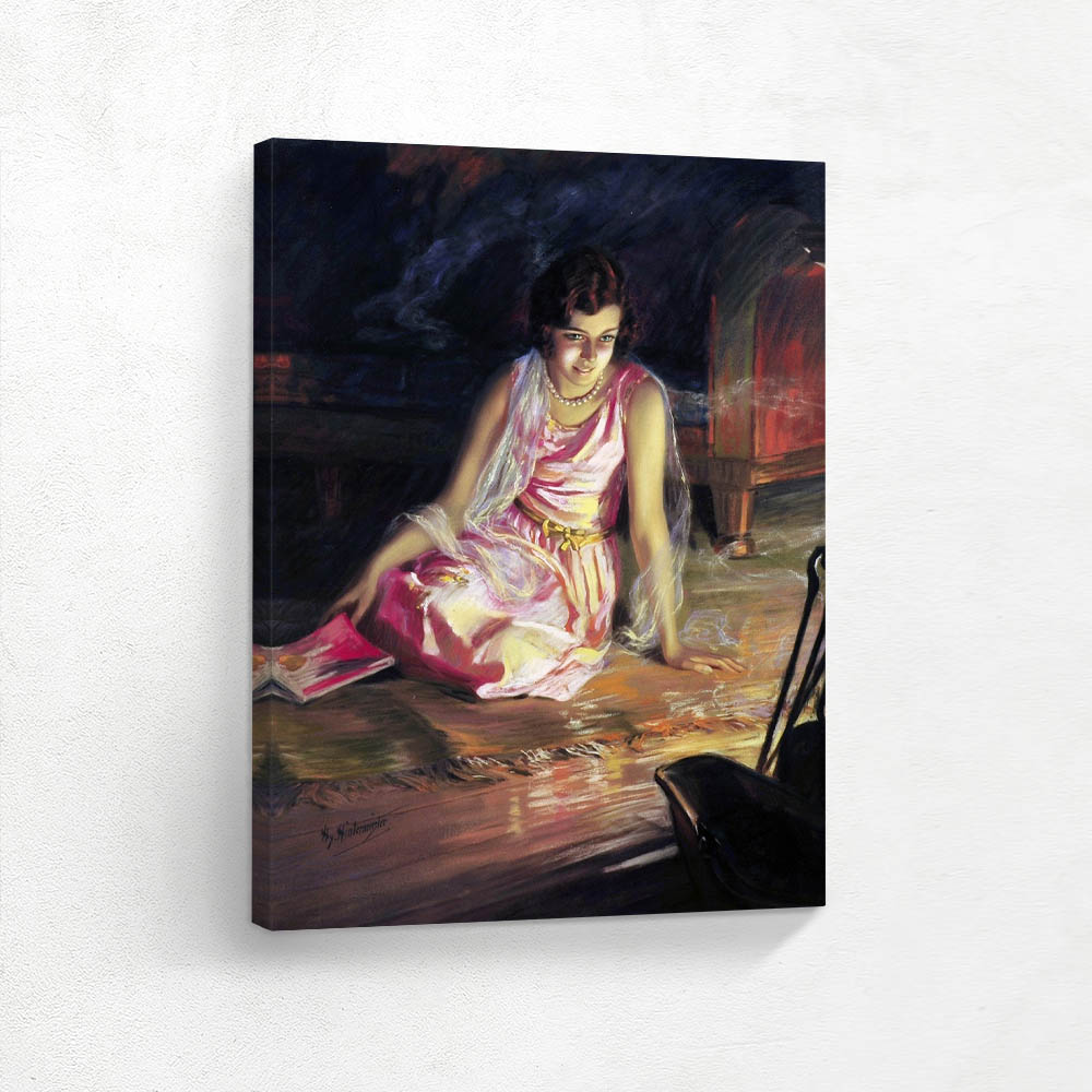 In Front of the Fire