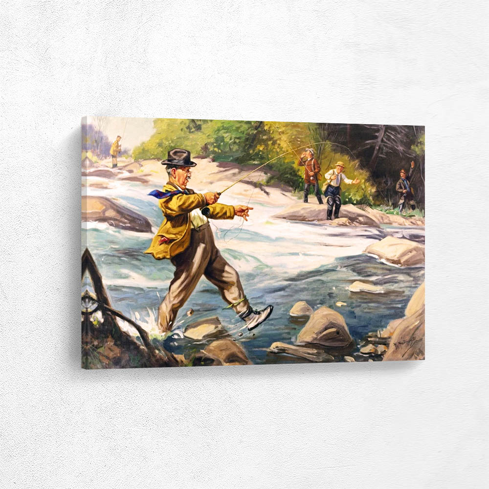 Fly Fishing Scene