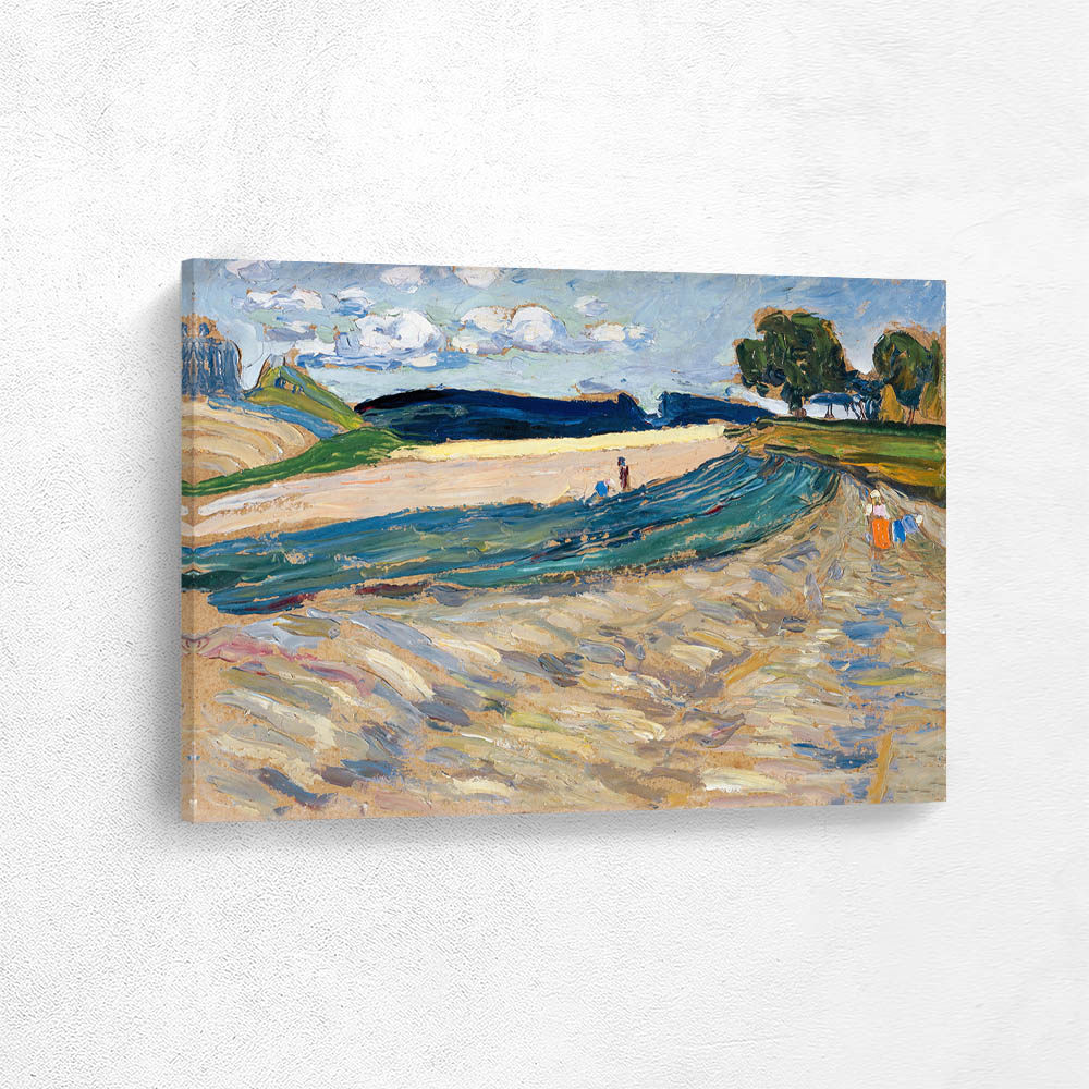 Landscape with a yellow field 