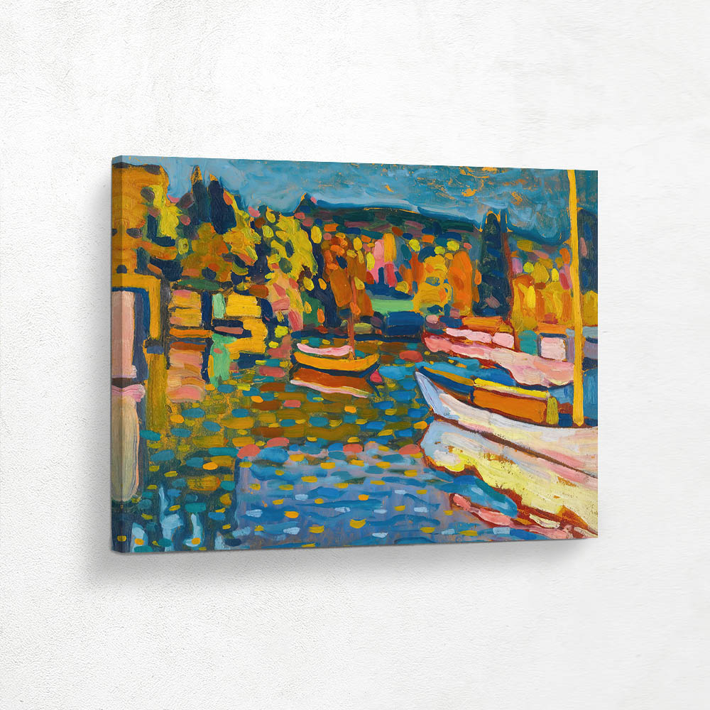 Study For Autumn Landscape With Boats