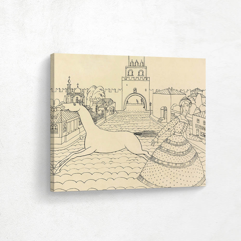 Zeichnung ‘mit Grüner Dame’ (Drawing For ‘with Green Lady’)