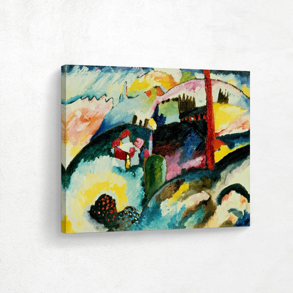 Landscape with factory chimney)