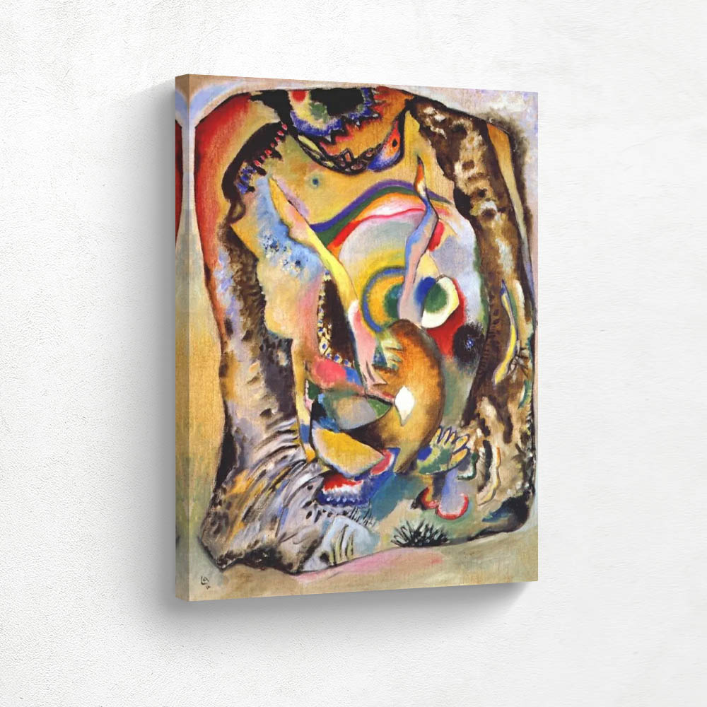 Painting on a light background
