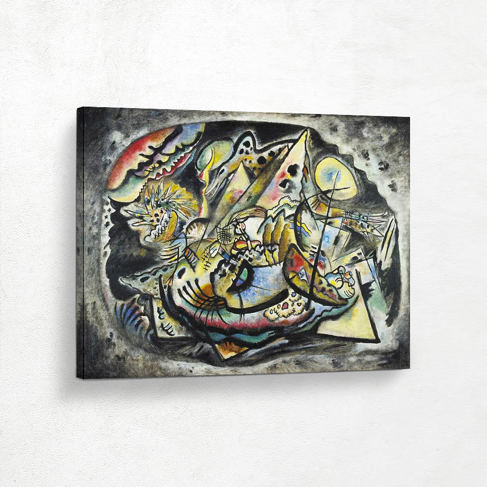 Composition 217. Grey oval