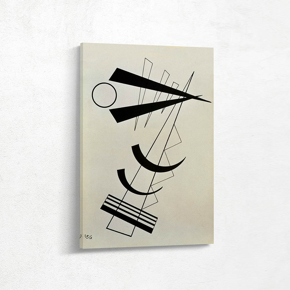 Emphasized weights in black – white