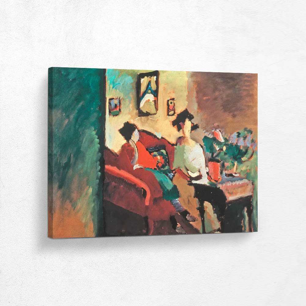 Interior (With Gabriele Münter and Marianne von Werefkin