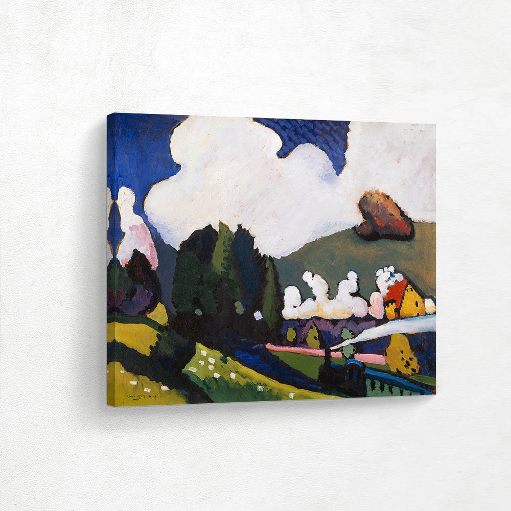 Landscape near Murnau with Locomotive