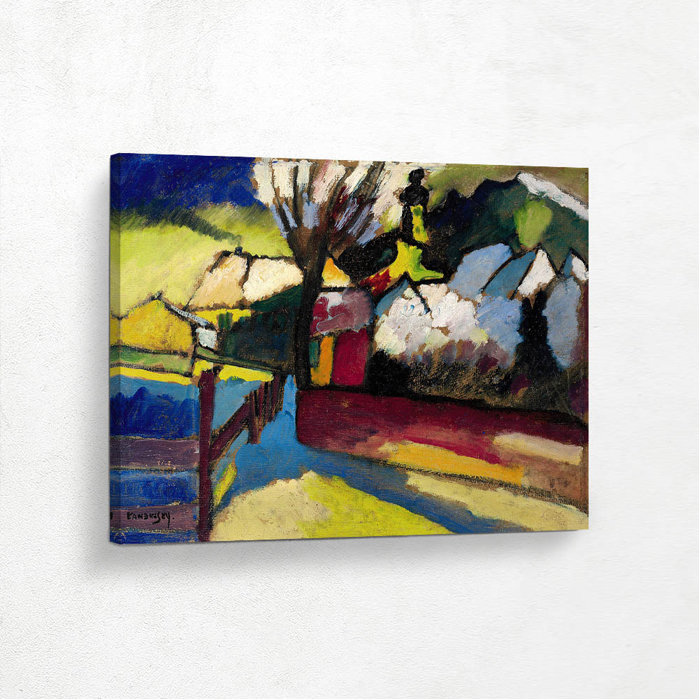 Autumn landscape with tree