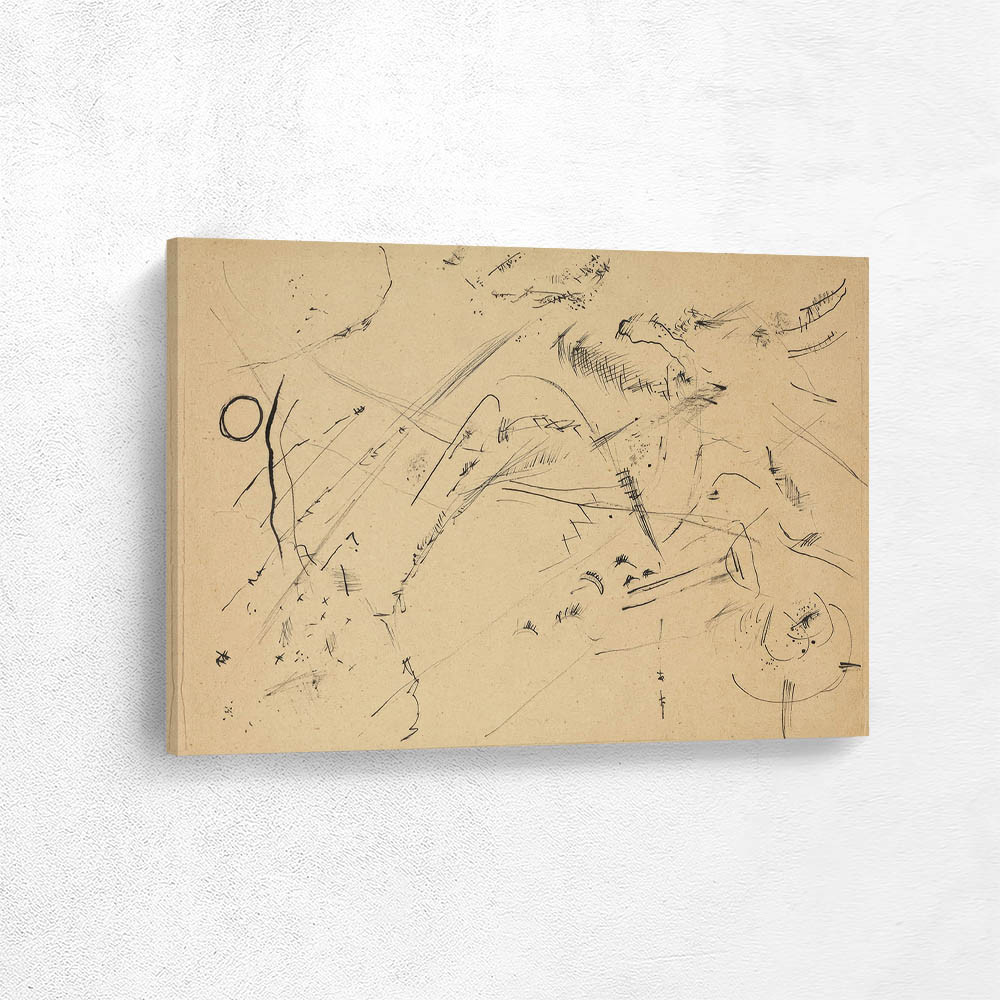 Drawing With forest and rainbow