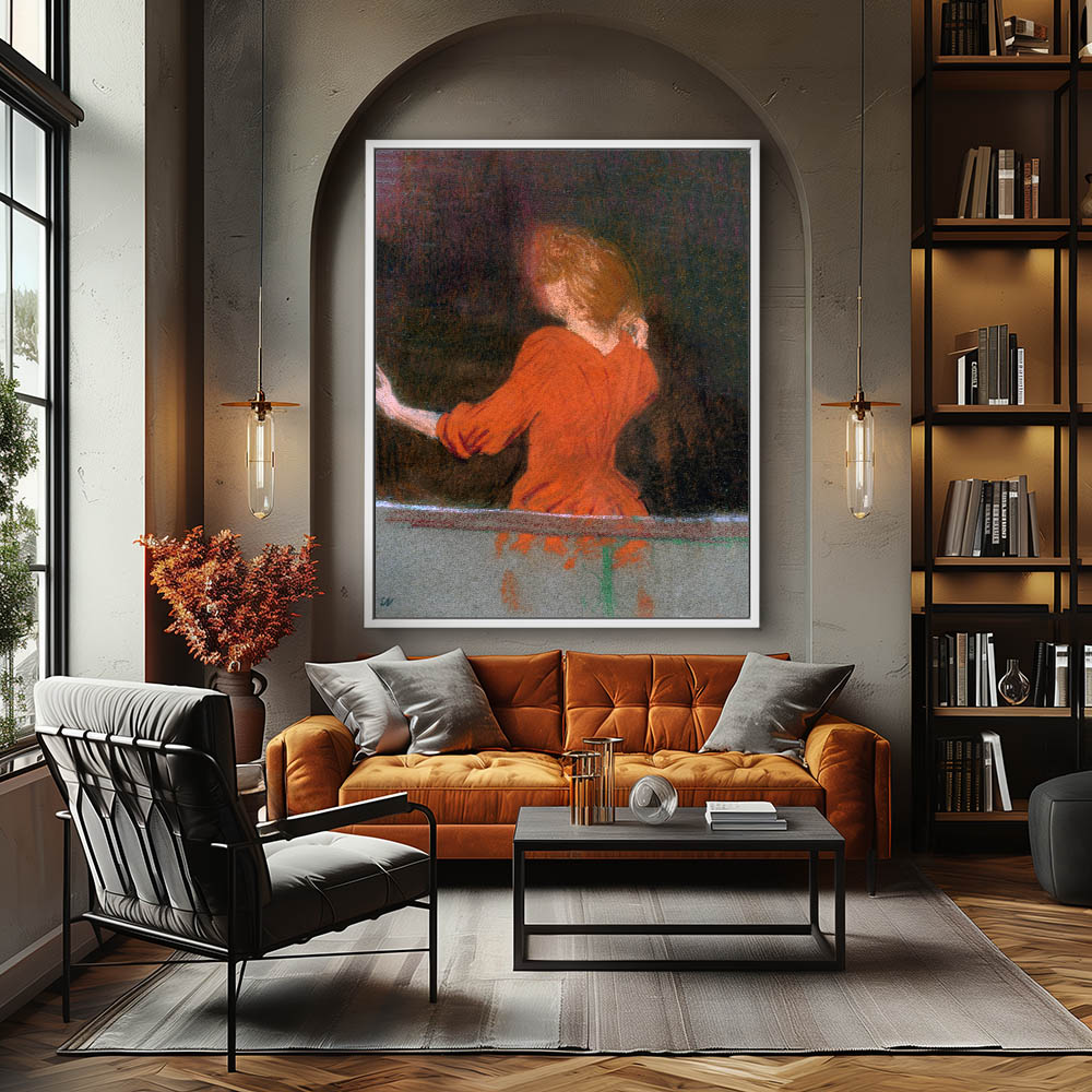 Woman in Red - Image 4