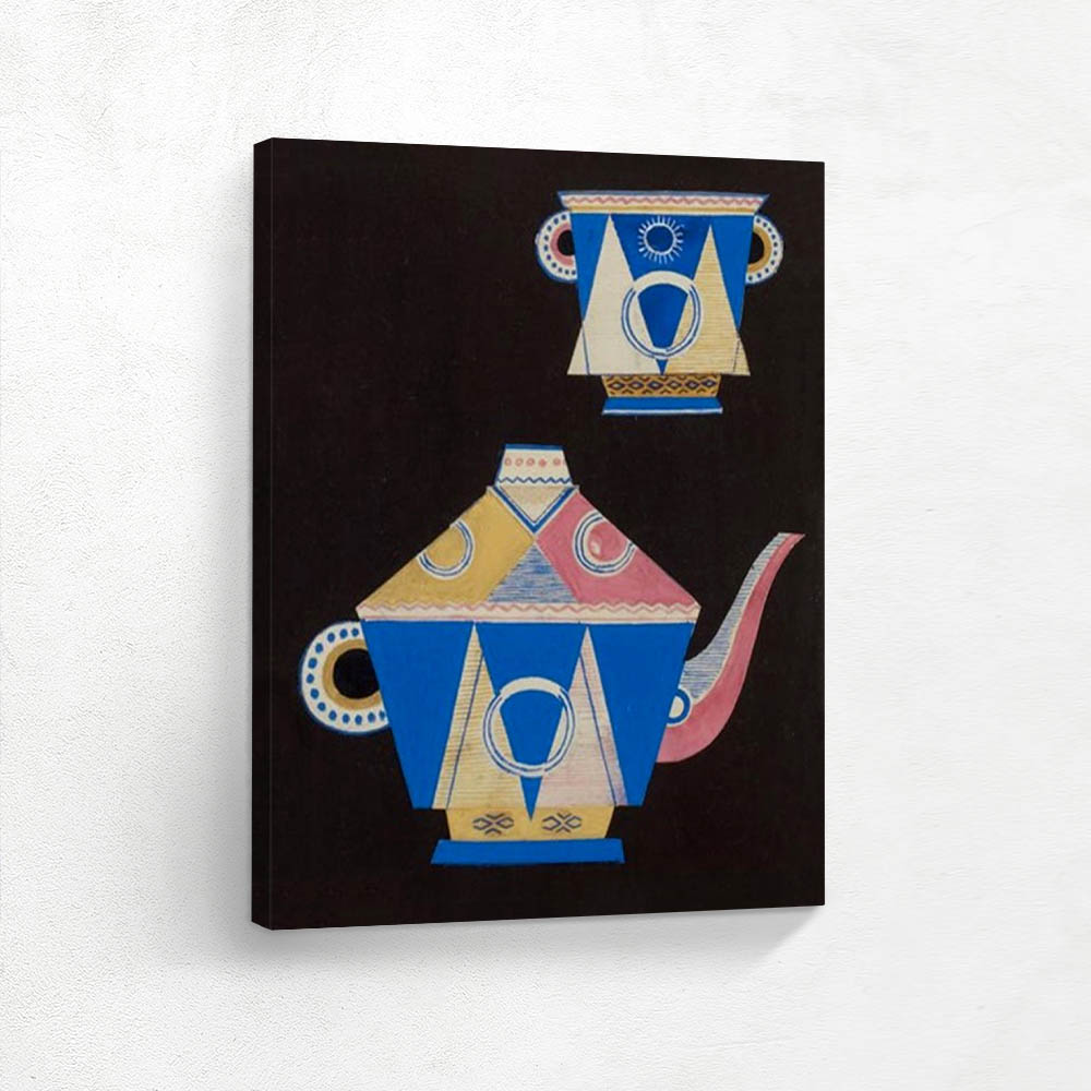 Study for a sugar bowl and a teapot
